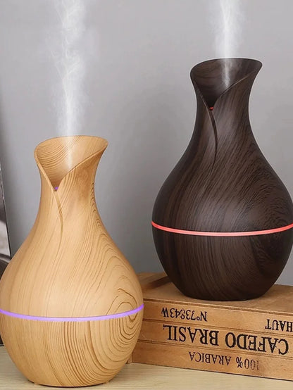 Ultrasonic Essential Oil Humidifier – Quiet LED Aroma Maker