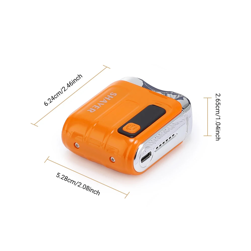 Mini Electric Shaver - Portable Travel & Home Use