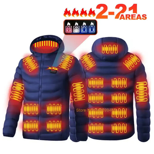 Heated Jacket - Men & Women (USB Heated Winter Jacket)