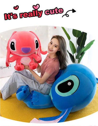 Giant Lilo & Stitch Plush – Soft Hug Pillow Toy