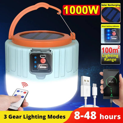 Waterproof LED Camping Lantern & Power Bank