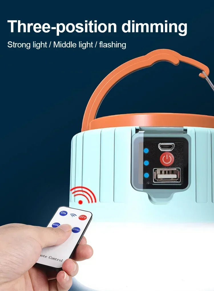 Waterproof LED Camping Lantern & Power Bank