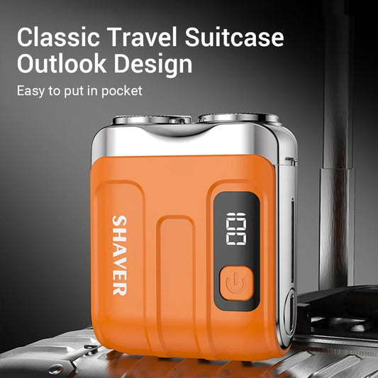Mini Electric Shaver - Portable Travel & Home Use