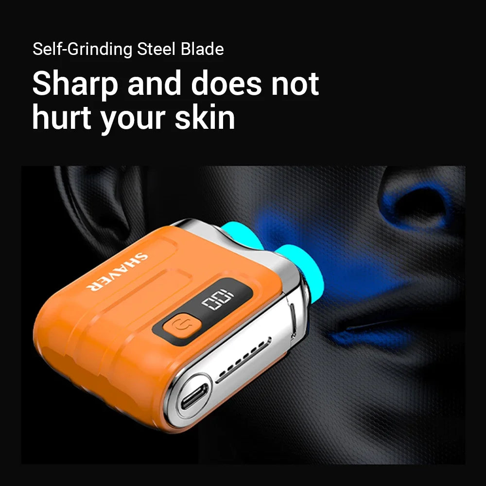 Mini Electric Shaver - Portable Travel & Home Use