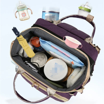 MommyBag™ 3-in-1 Baby Backpack – Folding Bed & Mosquito Net