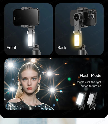 AXNEN Q19 AI Gimbal – 360° Face Tracking with Fill Light