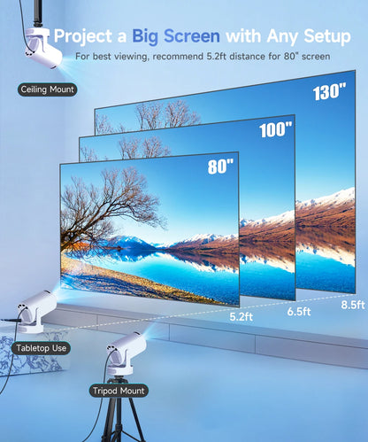 Magcubic HY300 Pro+ Android 11 Home & Outdoor Cinema