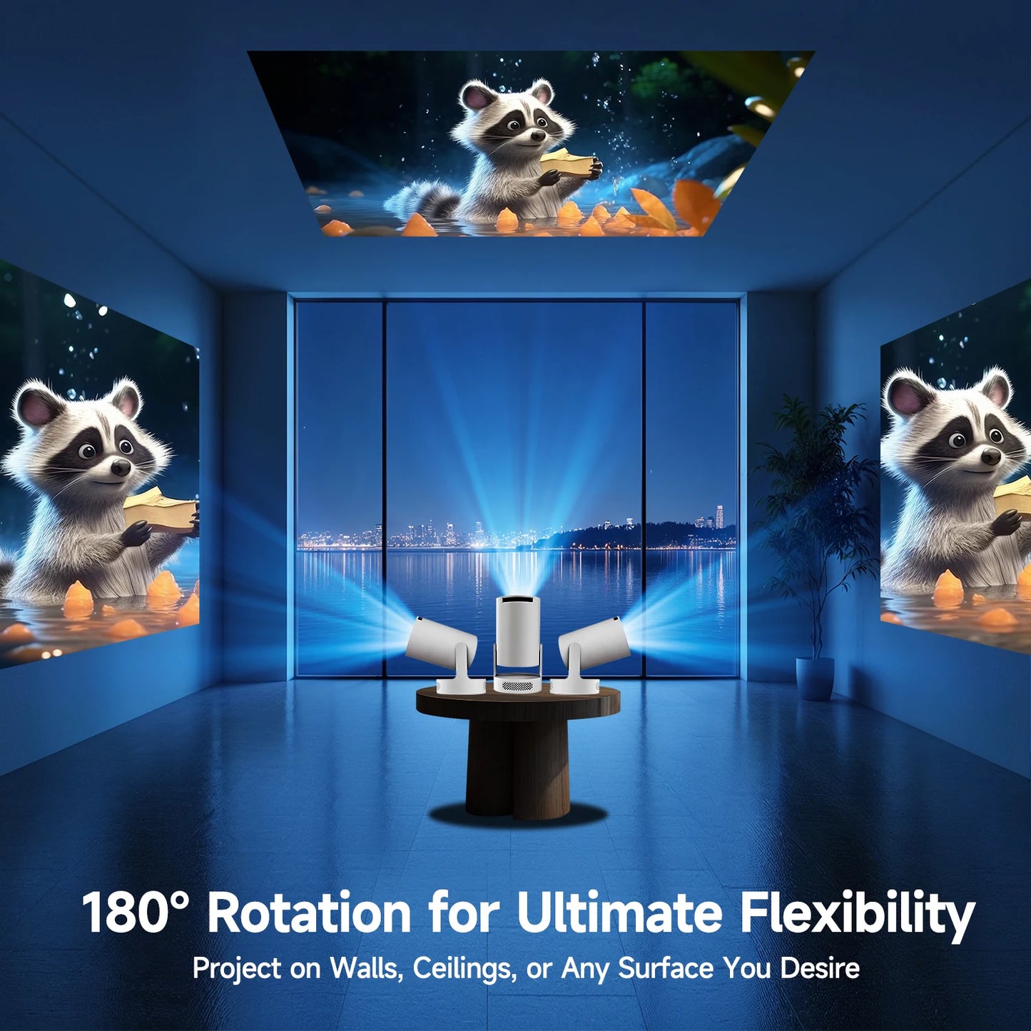 Magcubic HY300 Pro+ 4K WiFi6 Portable Projector