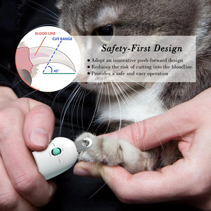 Adjustable Cat & Dog Nail Trimmer – No Overcutting
