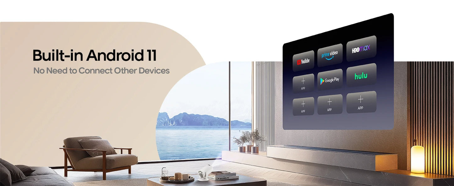 Magcubic HY300 Pro+ Android 11 Home & Outdoor Cinema