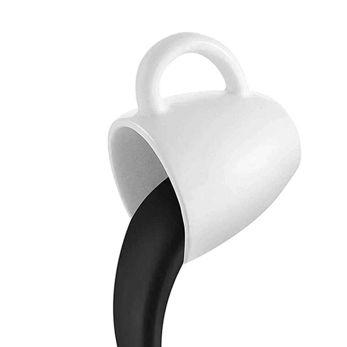 Floating Coffee Mug Sculpture – Gravity-Defying Art
