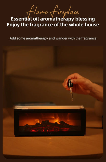 Fireplace Effect Essential Oil Diffuser