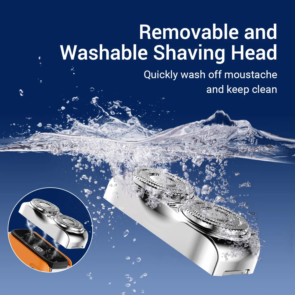 Mini Electric Shaver - Portable Travel & Home Use