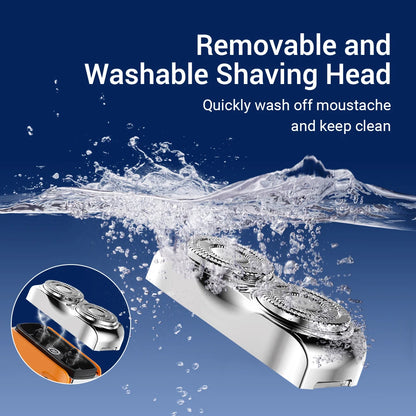 Mini Electric Shaver - Portable Travel & Home Use