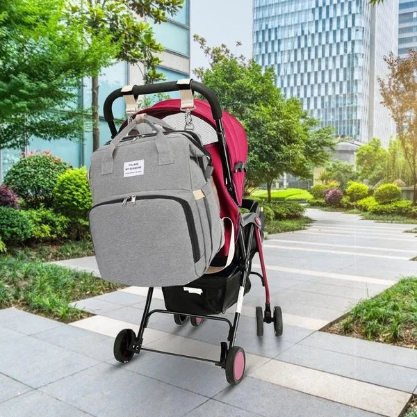 Large Capacity Diaper Backpack – Travel Feeding & Sleeping Bag
