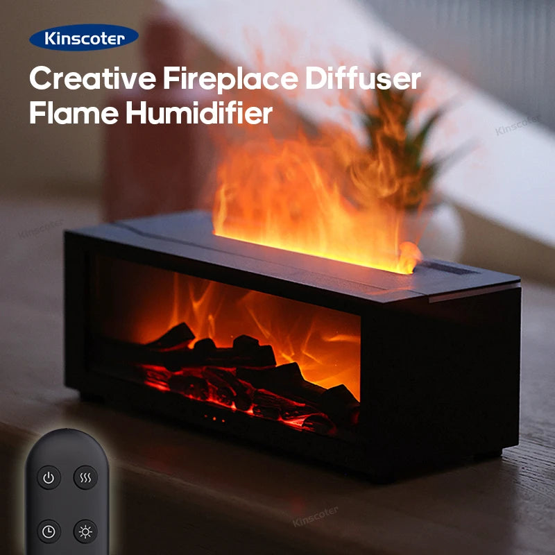 Fireplace Effect Essential Oil Diffuser