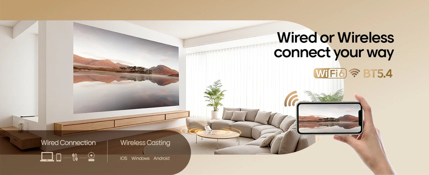 Magcubic HY300 Pro+ Android 11 Home & Outdoor Cinema