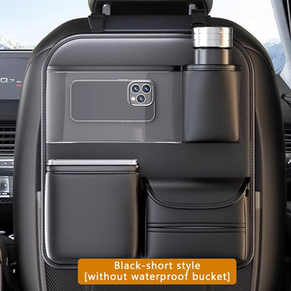 SEAMETAL Car Seat Organizer – Foldable Tray & Multi-Pocket Storage