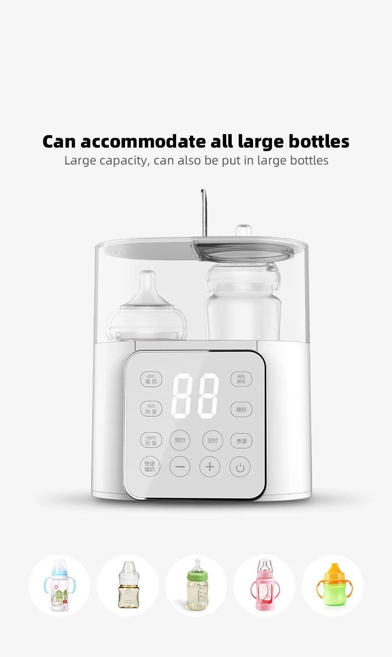 ThermoBub™ – 6-in-1 Baby Bottle Warmer & Steriliser with Temp Control