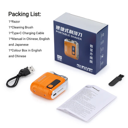 Mini Electric Shaver - Portable Travel & Home Use