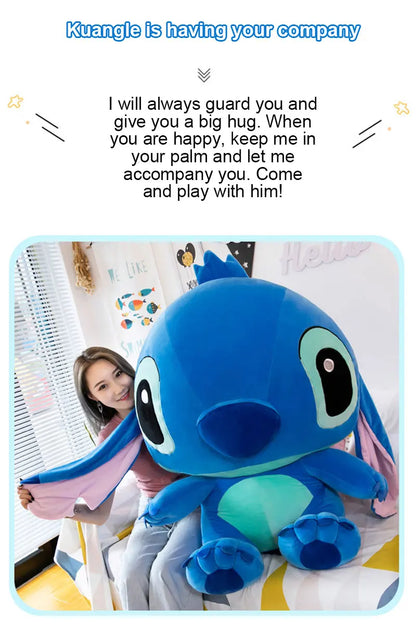 Giant Lilo & Stitch Plush – Soft Hug Pillow Toy
