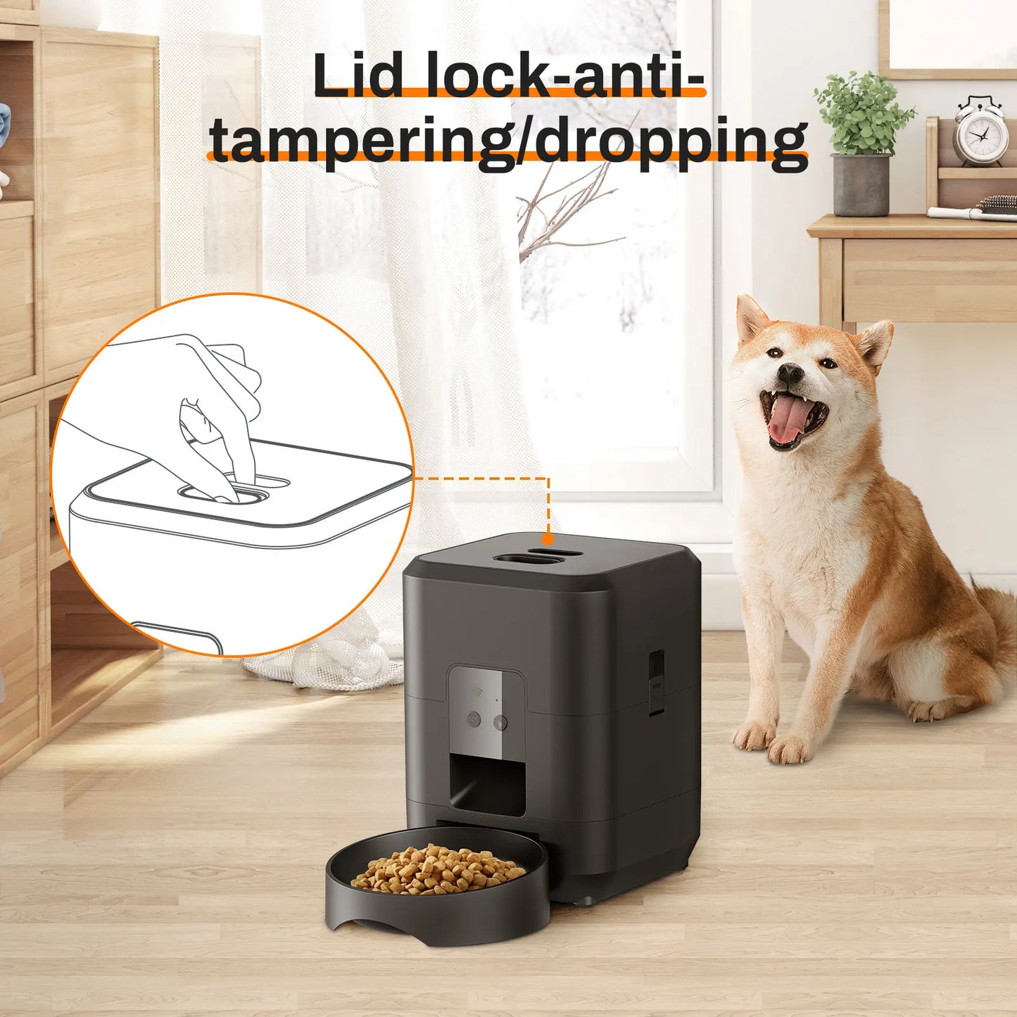 Smart Pet Feeder – Timed Cat & Dog Dispenser