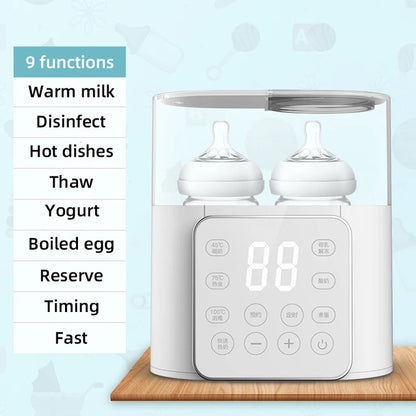 ThermoBub™ – 6-in-1 Baby Bottle Warmer & Steriliser with Temp Control