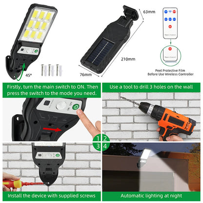 Outdoor Solar Lights with Motion Sensor