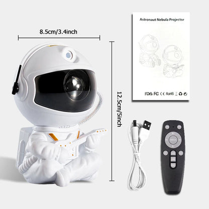 🌌 Astronaut Galaxy Star Projector Night Light