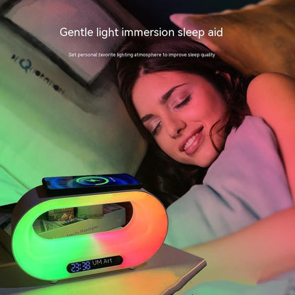 3-in-1 Smart LED Night Light with Wireless Charger & Alarm